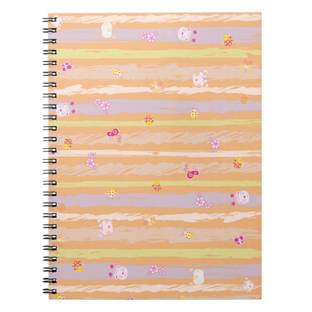 Carnet Spiral Photo Notebook – Baby Joy & Creatures Paste (Devant)