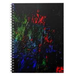 Carnet Spiral Photo Notebook dark texture abstract eco