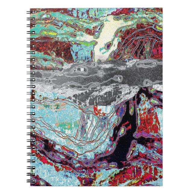 Carnet Spiral Photo Notebook – Strata Pulse (Devant)