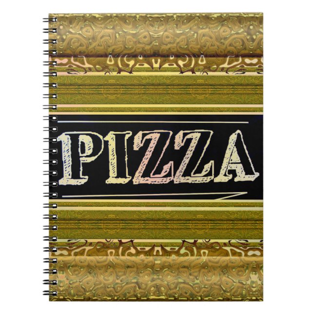 Carnet Spiral Pizza (Devant)