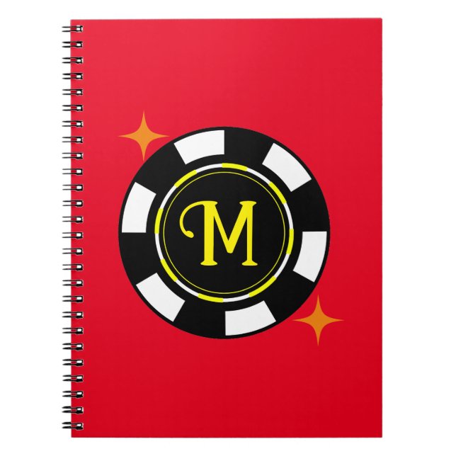 Carnet Spiral - Poker Personnalisé (ajouter initia (Devant)