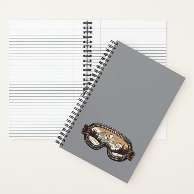 Carnet Spiral pour les lunettes de ski (À l'intérieur)