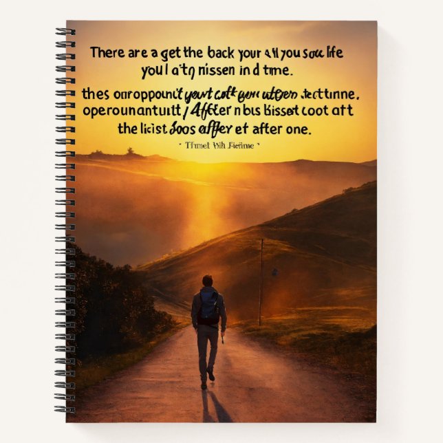 Carnet spiral pour une créativité infinie (Devant)