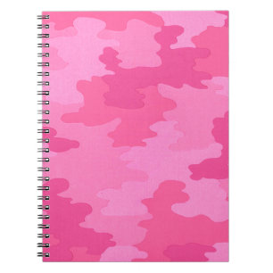 Carnet spiral rose chaud