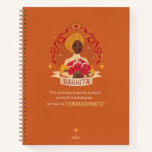 Carnet Spiral Saint Josephine Bakhita