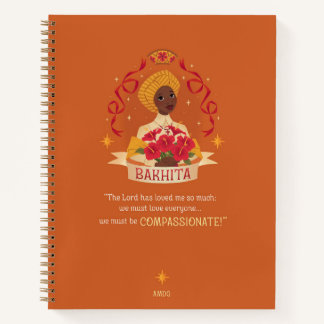 Carnet Spiral Saint Josephine Bakhita