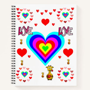 Carnet Spiral Saint Valentin