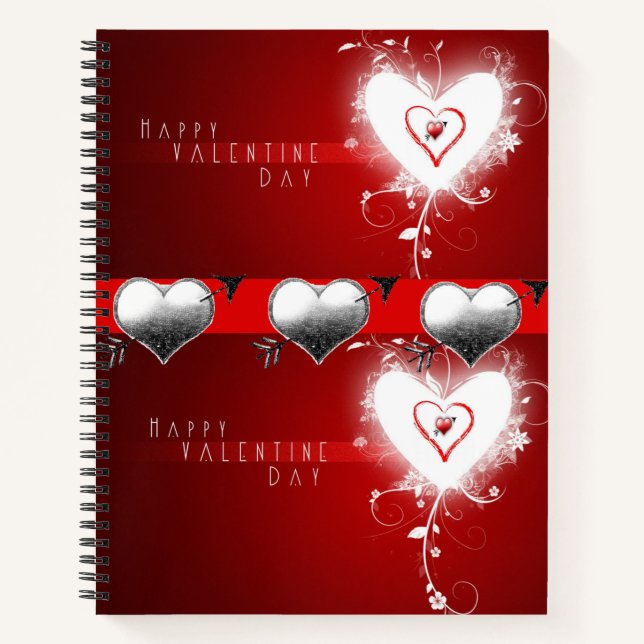 Carnet Spiral Saint Valentin (Devant)