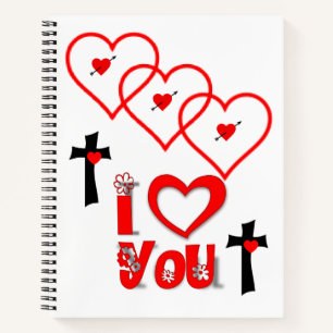 Carnet Spiral Saint Valentin
