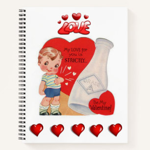 Carnet Spiral Saint Valentin