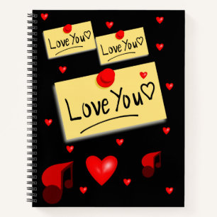 Carnet Spiral Saint Valentin