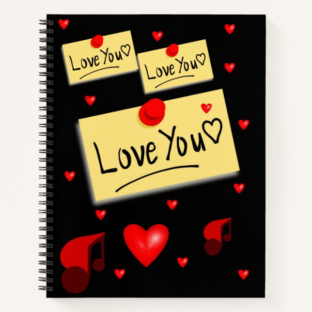 Carnet Spiral Saint Valentin (Devant)