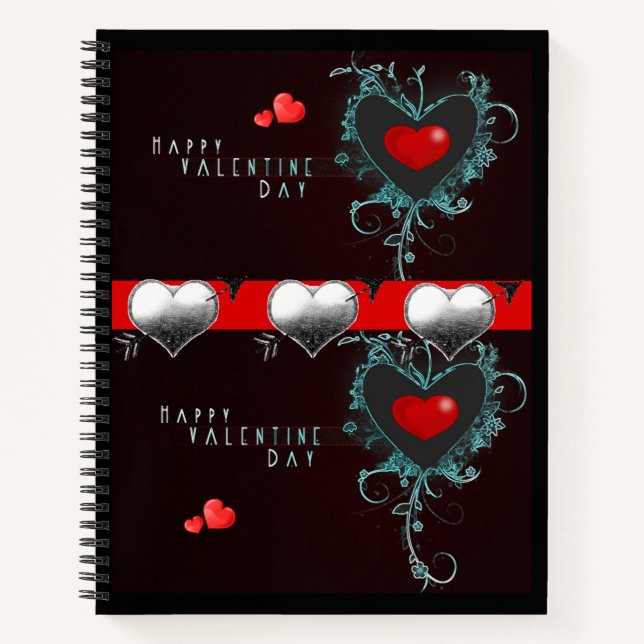 Carnet Spiral Saint Valentin (Devant)