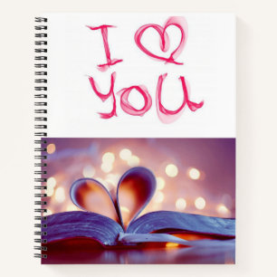 Carnet Spiral Saint Valentin