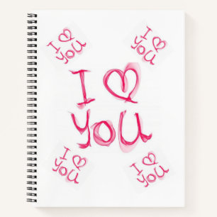 Carnet Spiral Saint Valentin