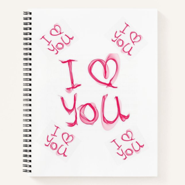 Carnet Spiral Saint Valentin (Devant)