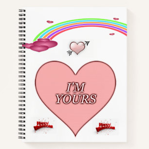 Carnet Spiral Saint Valentin