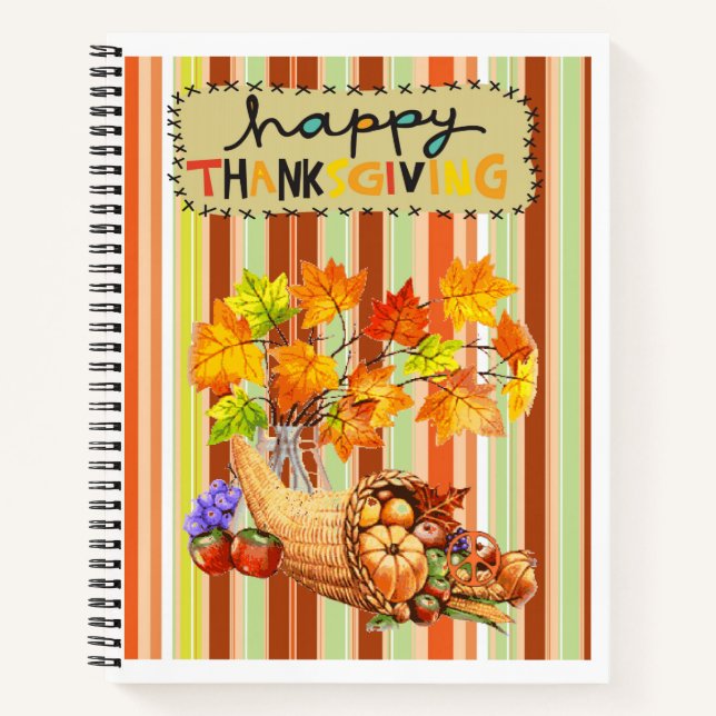 Carnet Spiral Thanksgiving (Devant)