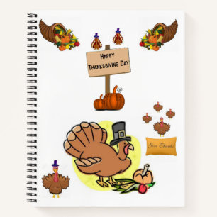 Carnet Spiral Thanksgiving
