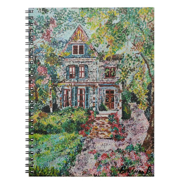 Carnet Spiral Victorian Home (Devant)