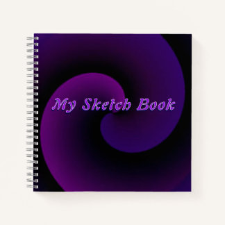 Carnet spiral violet Vortex