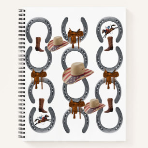 Carnet spirale Cheval Chaussure Selle
