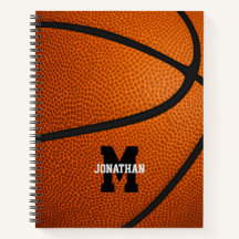 spirale de basket-ball monogramme