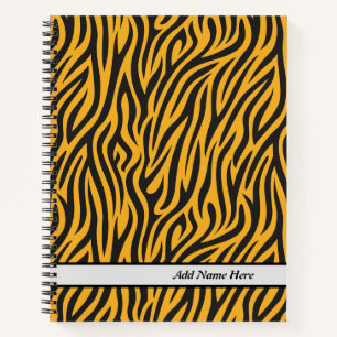 Carnet spirale d'impression de tigre