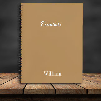 Carnet spiralé minimaliste – « Essentials »