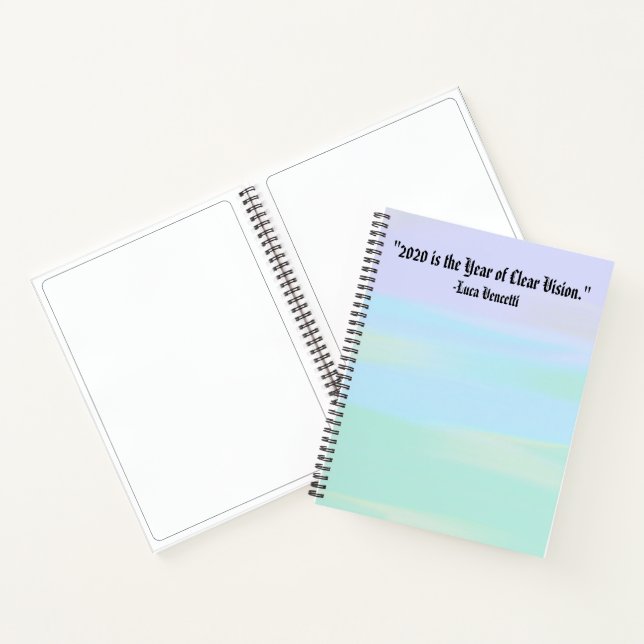Carnet Spirale Motivationnelle inspirée par le coucher du (Intérieur)