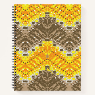 Carnet spiralé tribal Journal artistique audacie