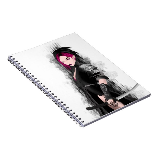 Carnet spirales manga samouraï (Côté Droit)