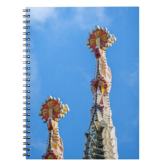 Carnet Spires de La Sagrada Familia à Barcelone, Espagne (Devant)