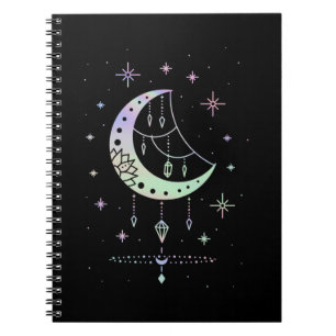 Carnet Spirituel Pastel Goth Moon Witchy