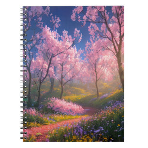 Carnet Splendeur délicate d'une fleur de cerise