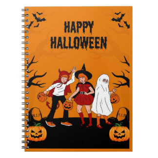 Carnet Spooky Halloween – Citrouille, Fantôme &