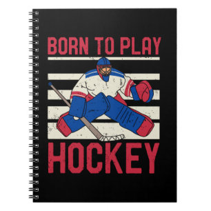 Carnet Sports d'hiver de hockey sur glace