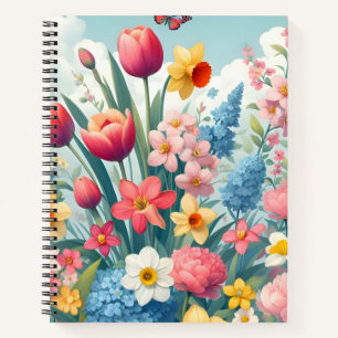 Carnet Spring Garden sans transparence