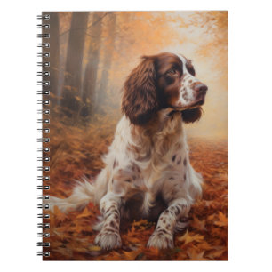 Carnet Springer Spaniel à l'automne Feuilles automne Insp