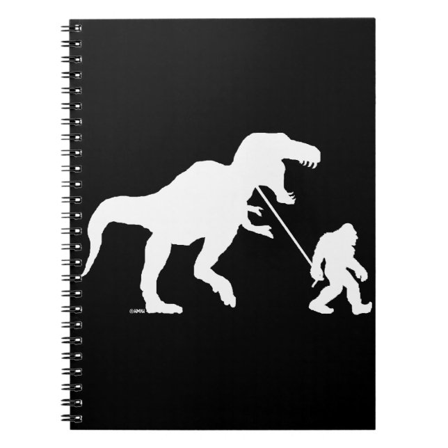 Carnet Squatchin allé avec T-rex (Devant)