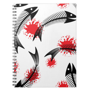 Carnet squelette d'halloween