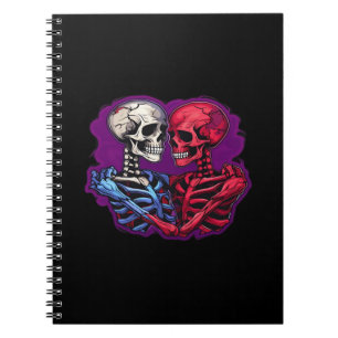 Carnet Squelette traditionnel américain tenant main tatou