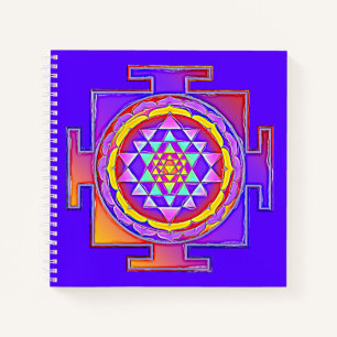 Carnet Sri Yantra - Conception du symbole de l'hindouisme