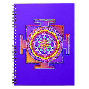 Carnet Sri Yantra - Symbole hindouiste Design 1