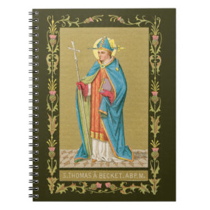 Carnet St. Thomas Becket avec épée en mitre (P 005)