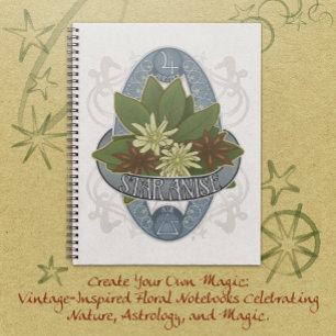 Carnet Star Anise - Astrologie des fleurs et magie