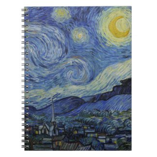 Carnet Starry Night & Van Gogh /célèbre art vintage