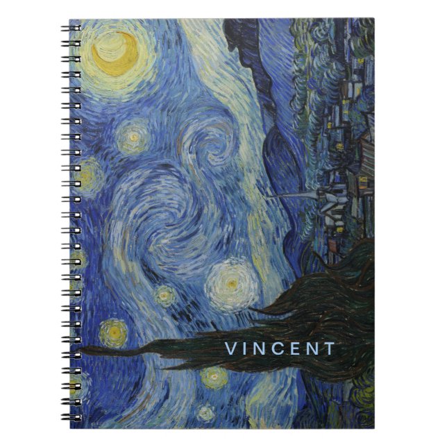 Carnet Starry Night Vincent van Gogh (Devant)