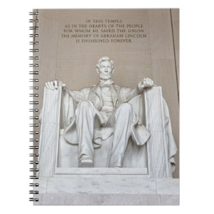 Carnet Statue d'Abraham Lincoln