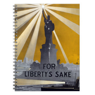 Carnet Statue de la Liberté Torch et de la Marine américa